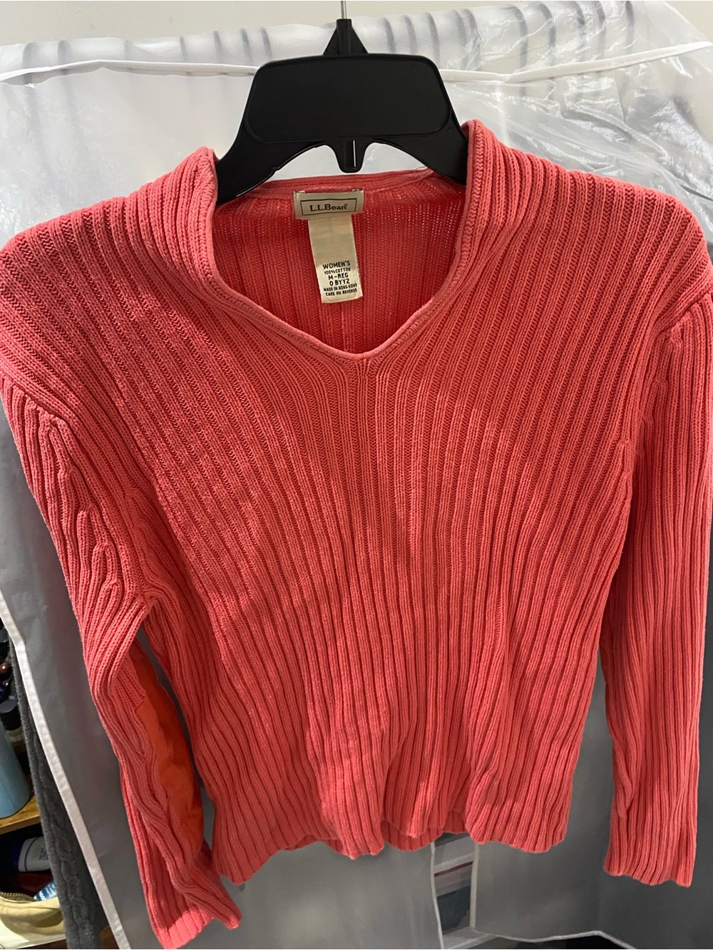 L.L. Bean Women's Sweater in Salmon Pink